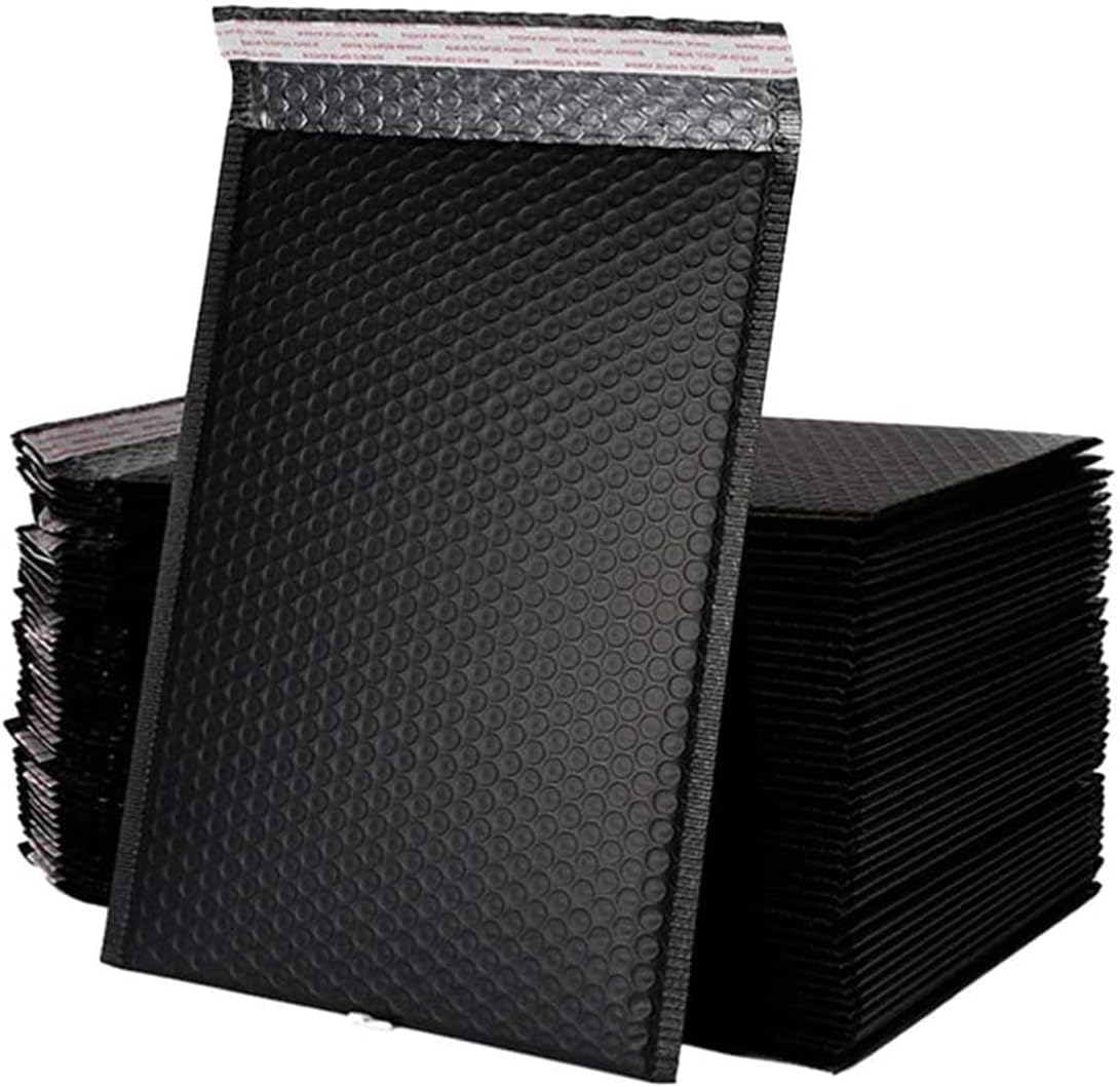 Willow 50Pc Pack H50x40cm Black Color Bubble Envelopes for Small Business