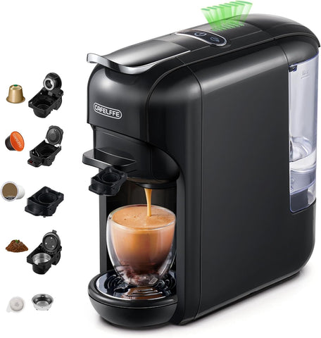 Cafelffe MK-606 5-in-1 Multi Capsule Coffee Machine with 7 Brew Size