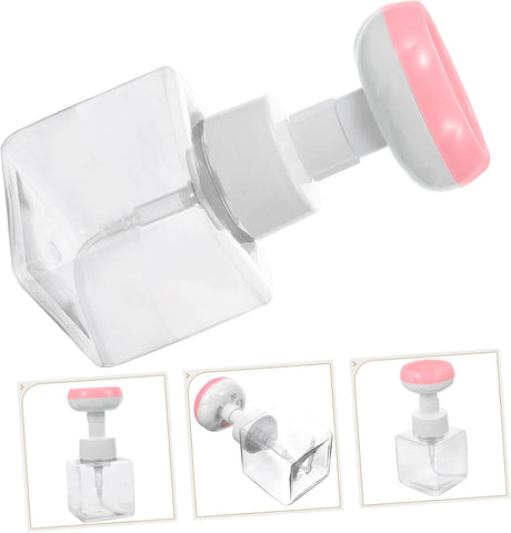 EDGE 144Pcs Foam Soap Dispenser Pump Bottle Travel Reusable Hand Bottle for Shampoo Conditioner (275ml)