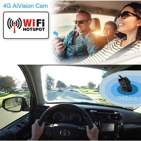 4G Driving Recorder with Dual Camera Real-time Video GPS Tracking