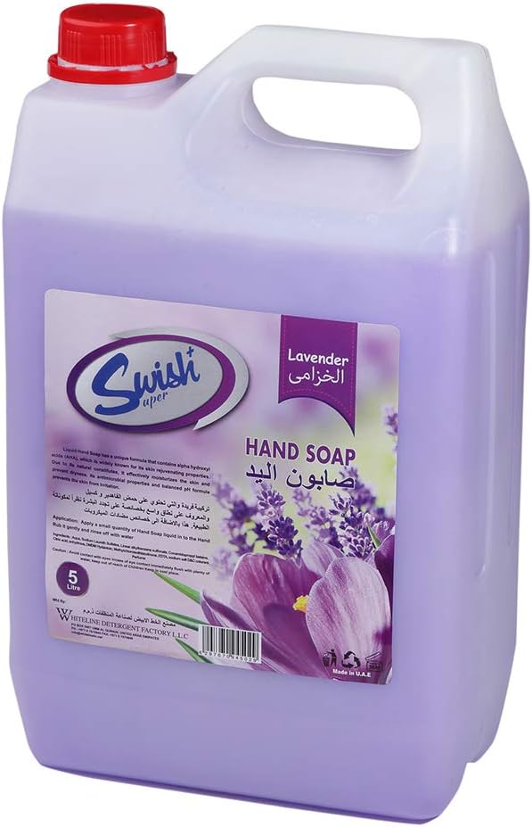 Swish Super Hand Wash Soap 5 Liter, Effective Germ Protection