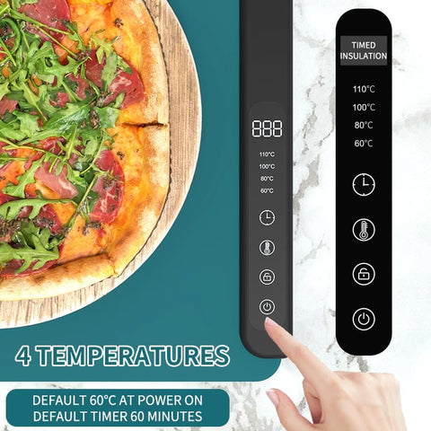 Olmecs Premium Electric Food Warming Mat, Foldable Silicone Warming Tray