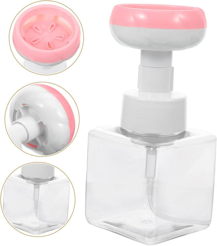 EDGE 144Pcs Foam Soap Dispenser Pump Bottle Travel Reusable Hand Bottle for Shampoo Conditioner (275ml)