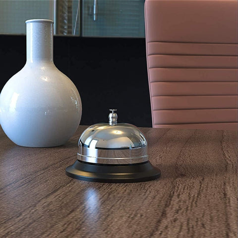 Stainless Steel Kitchen / Hotel / Restaurant / Office Desk Call Bell - Okmecs