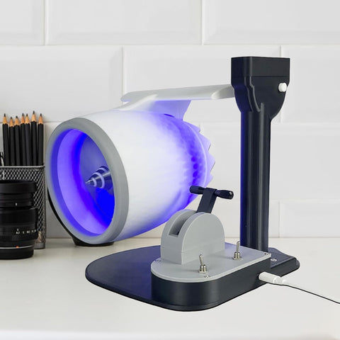 Turbojet Desktop Fan with Humidifier, Creative Turbo Desktop Fan