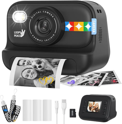 Instant Print Camera for Kids