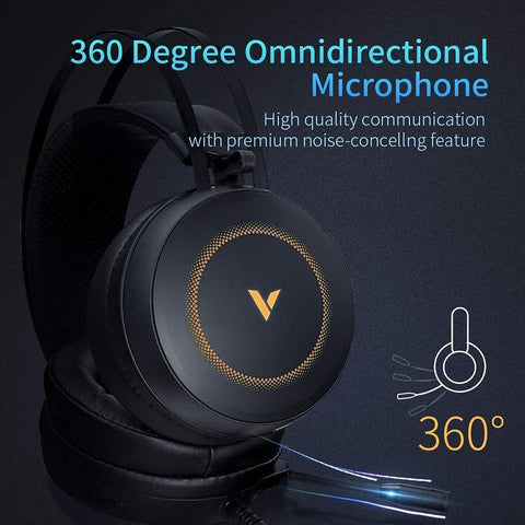 RAPOO VH160 Gaming Headset for PC, with 7.1 Stereo Surround Sound