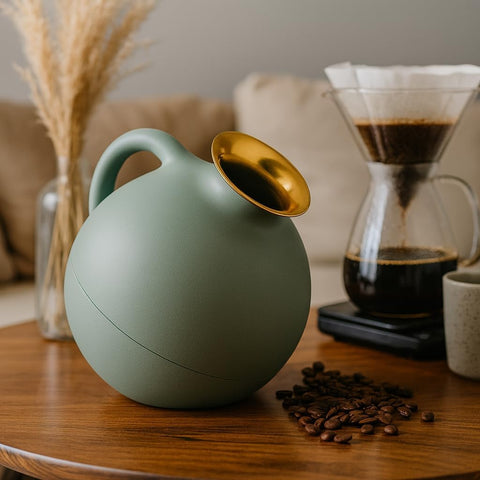 Vacuum Jug Globe 1.0L Stylish Thermos Jug for Hot & Cold Drinks, Double-Walled Insulation Danish Design -  Eva Solo
