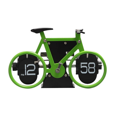 OLMECS Bicycle Shaped Flip Clock