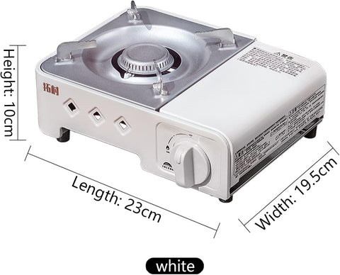Cassette Stove, Outdoor Cooker Portable Magnetic Tank 2.1KW Butane Gas for Camping, Picnic,