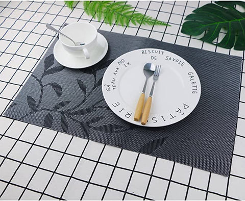 Fashion Modern Dining Table Placemat Kitchen Tool Tableware Pad (10Pc Set)