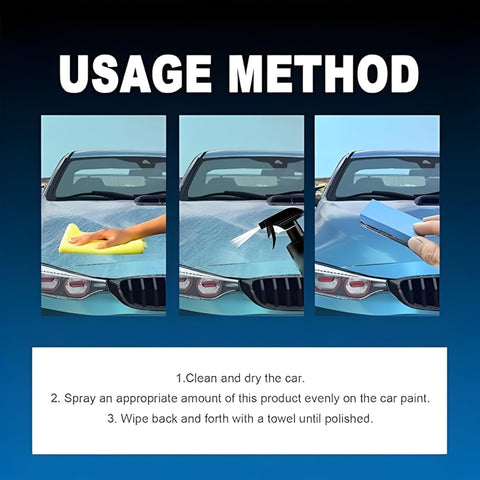 3Pcs Nano Spray Seal – Premium Hydrophobic Car Coating Spray for Ultimate Shine & Protection (Nano coating)