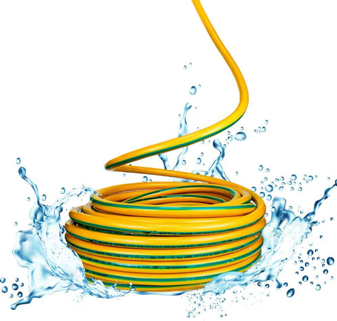 Mermaid Garden Water Hose Reinforced 1/2 Inch 50 Meter – Green | Half-Inch Irrigation Water Hose | Flexible 50M Watering Hose