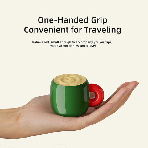 Portable Bluetooth Mini Speaker – Wireless Rechargeable Creative Cup-Shaped Design