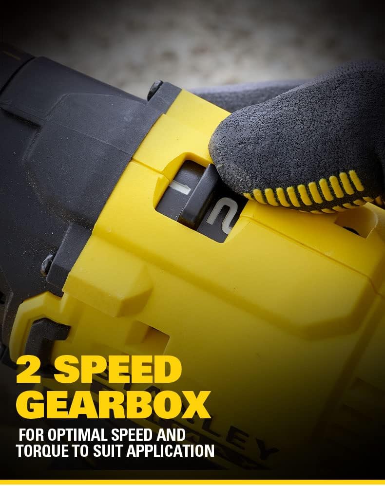 STANLEY FATMAX Cordless Brushed Hammer Drill Machine With