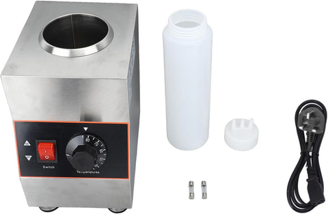 Electric Cheese Sauce Warmer, Nacho Bottle Warmer Hot Fudge Dispenser With 650Ml Squeeze Bottle