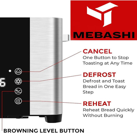 MEBASHI Daily Collection Toaster – 1050W ME-TST101