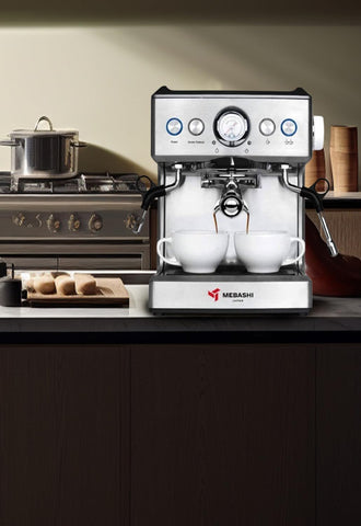 MEBASHI Commercial Coffee Machine, 2.1L Capacity, 20 Bar Pressure 1350W (ME-CCM2051)