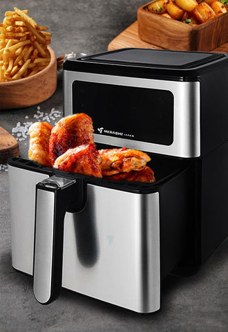 MEBASHI Air Fyrer Digital Touch Screen 1550-1850W