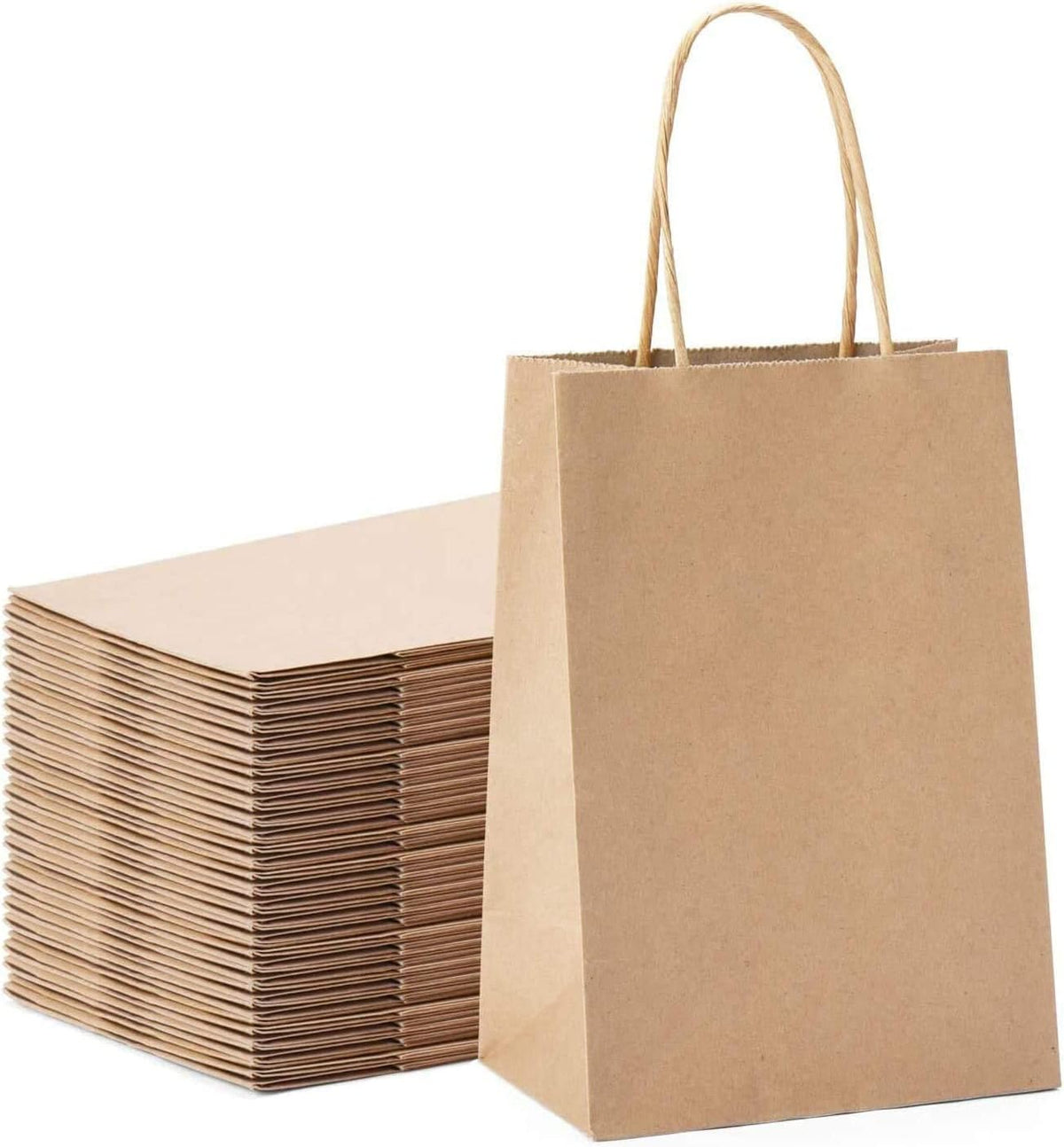 Willow 250 Pieces Kraft Paper Bags with Twisted Handle  33x28x16cm (250Pc / Box)