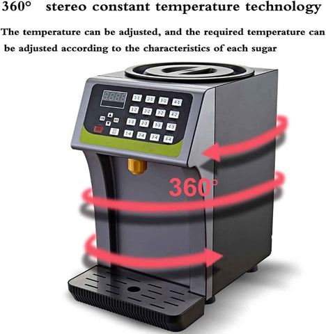 Automatic Syrup Dispenser, 7L Fructose Dispenser, 304 Stainless Steel Liner