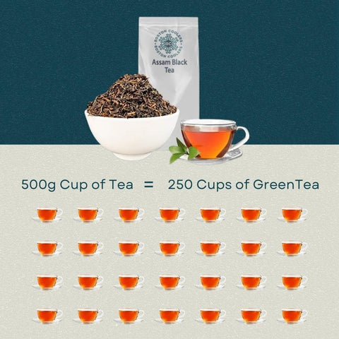 COOLERS Assam Black Tea Premium 500g Leaf Tea