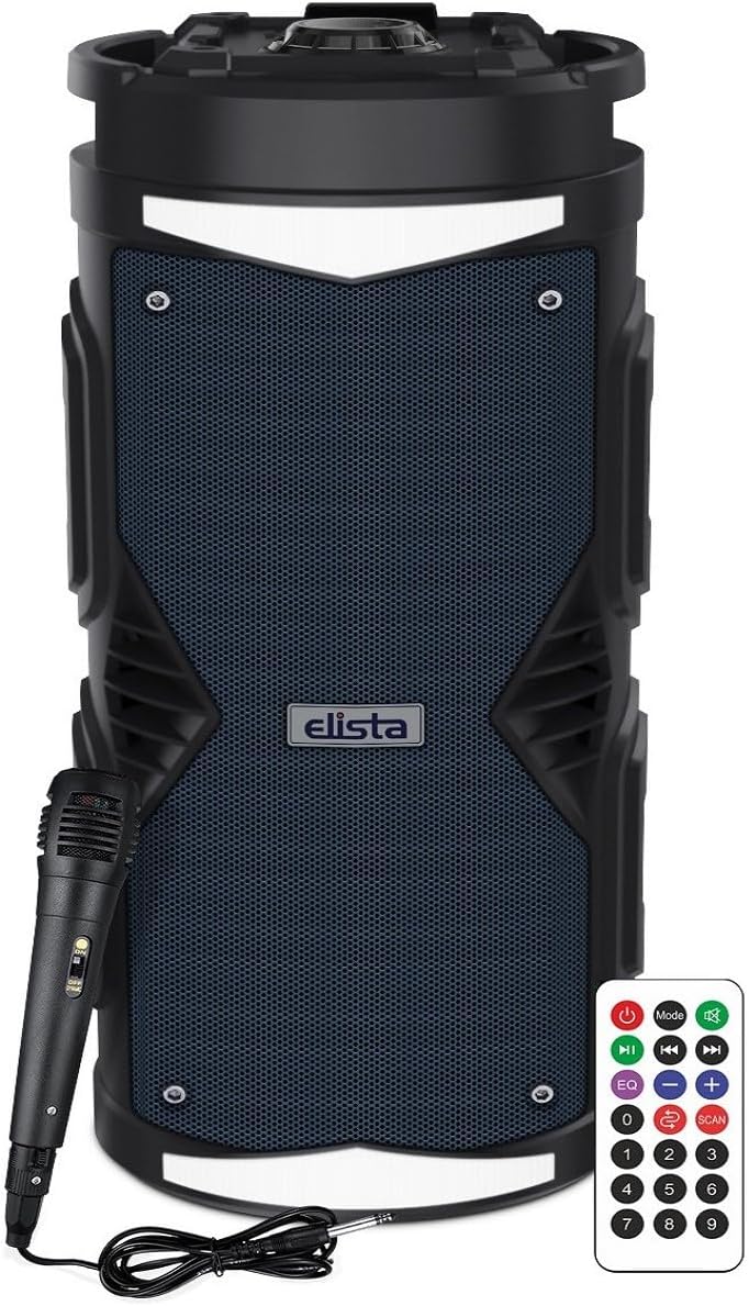 Elista ELS-MusiStrom1600 Portable 16 W Bluetooth Party Speaker with Wired Mic and Remote