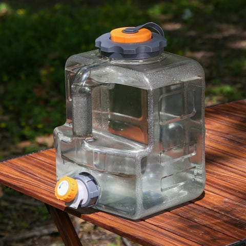 Transparent Water Storage Container with Spout Tap (15 Ltr)