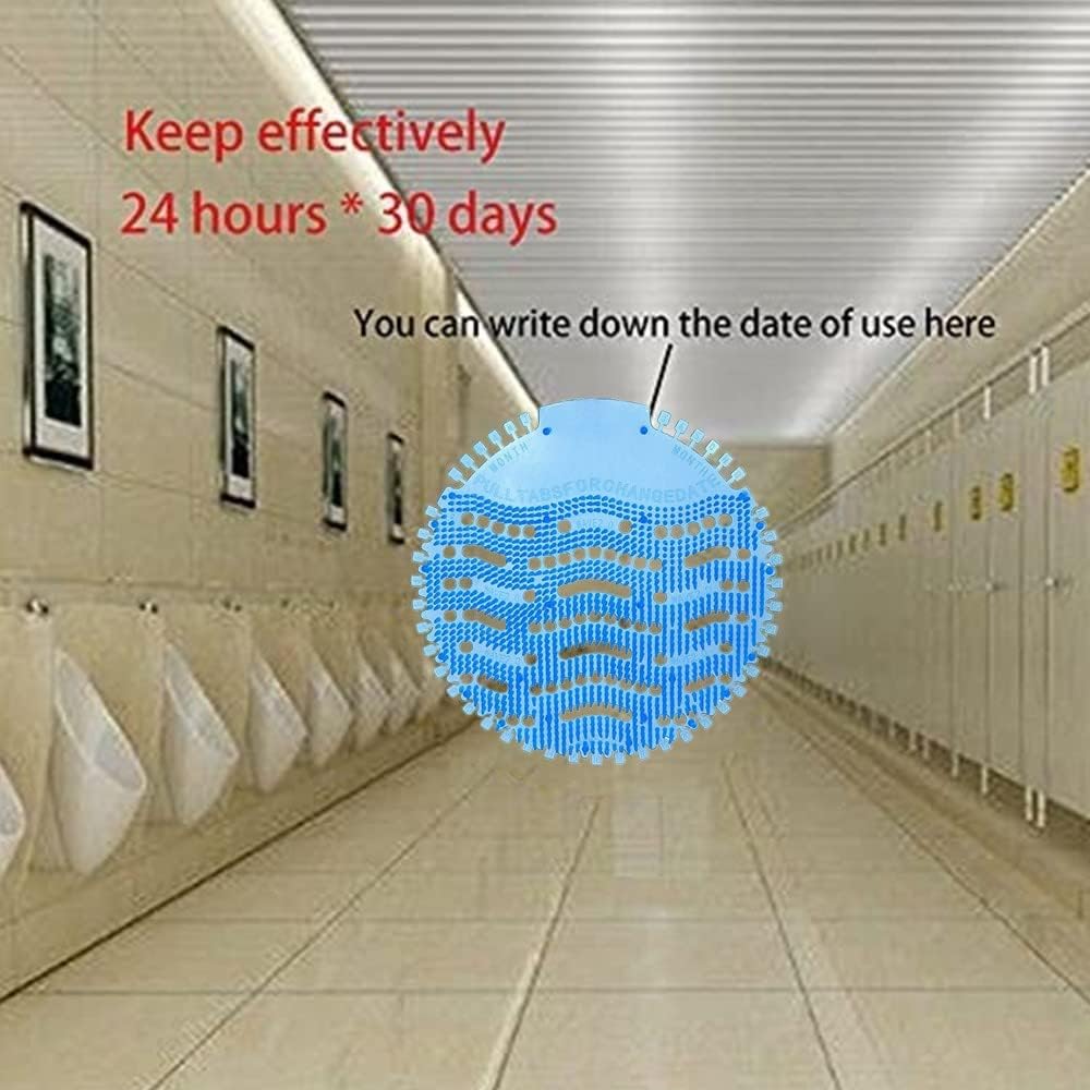 Urinal Screens Deodorizer (10 Pack) - Urinal Screen, Anti-Splash & Odor Freshener