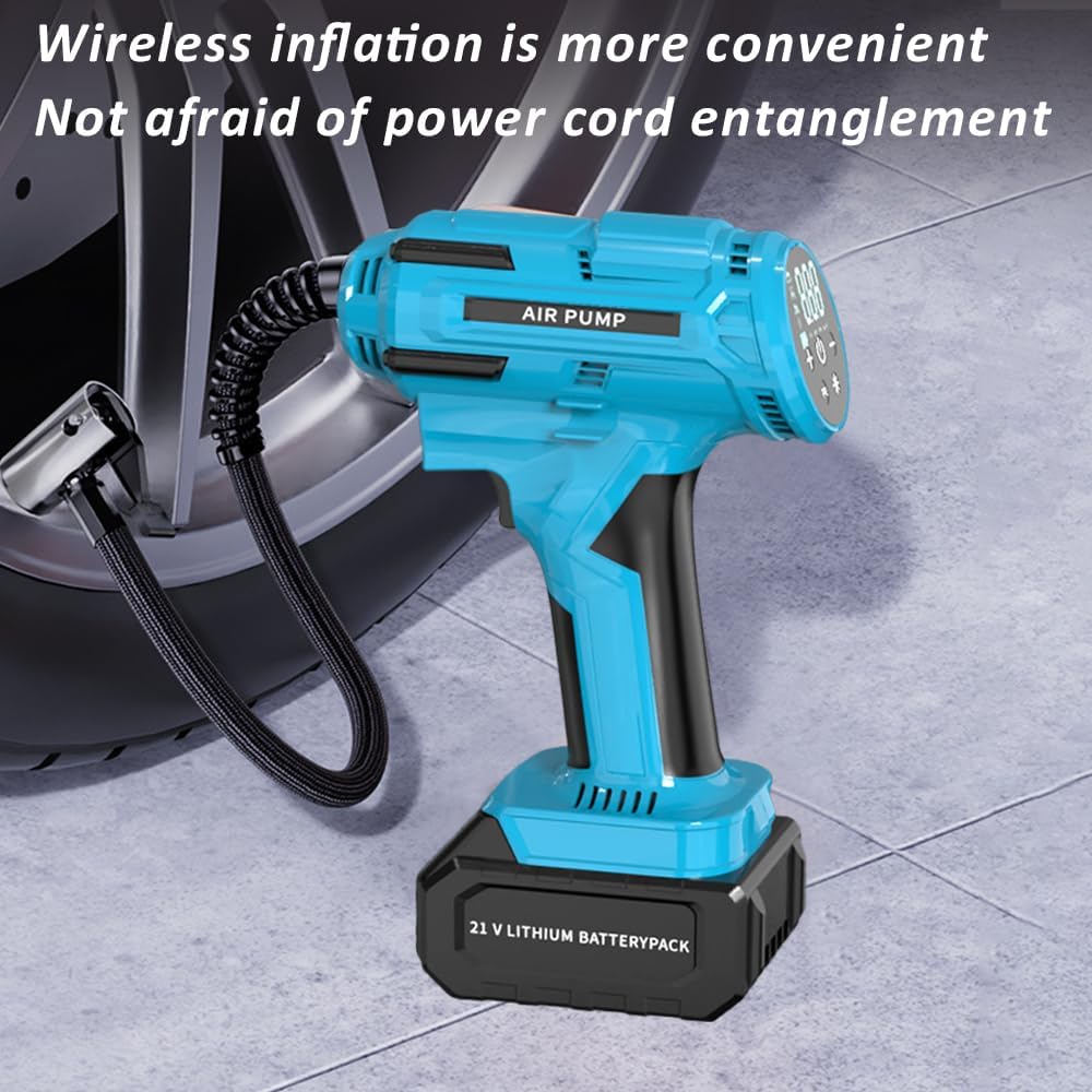 Max Portable Design & Wireless Intelligent Inflation Pump Cordless Compressor