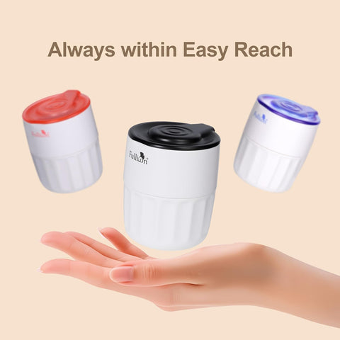 Fullicon Pill Crusher Stainless Steel, 2 in 1 Pill Grinder for Fine Powder. Portable Tablet Crusher