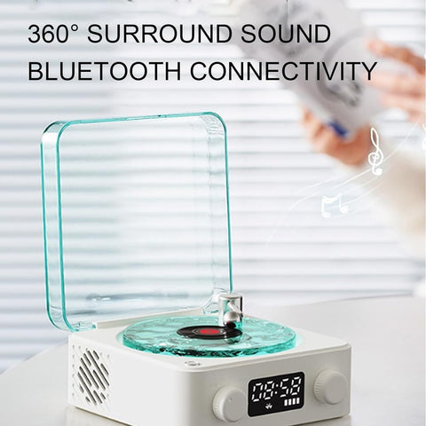 Bluetooth Vinyl Record Player Waves