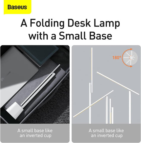 Baseus LED Desk Lamp Auto-Dimming Table Lamp Eye-Caring Smart Lamp Touch Control 47"
