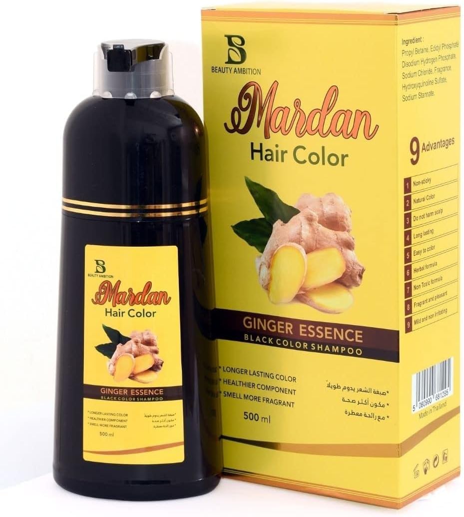 MOKERU GINGER BLACK Professional Oil Hair