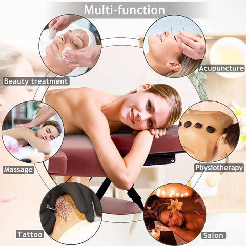 Portable Fitness Massage Table - Professional Adjustable Folding Bed for Ultimate Relaxation