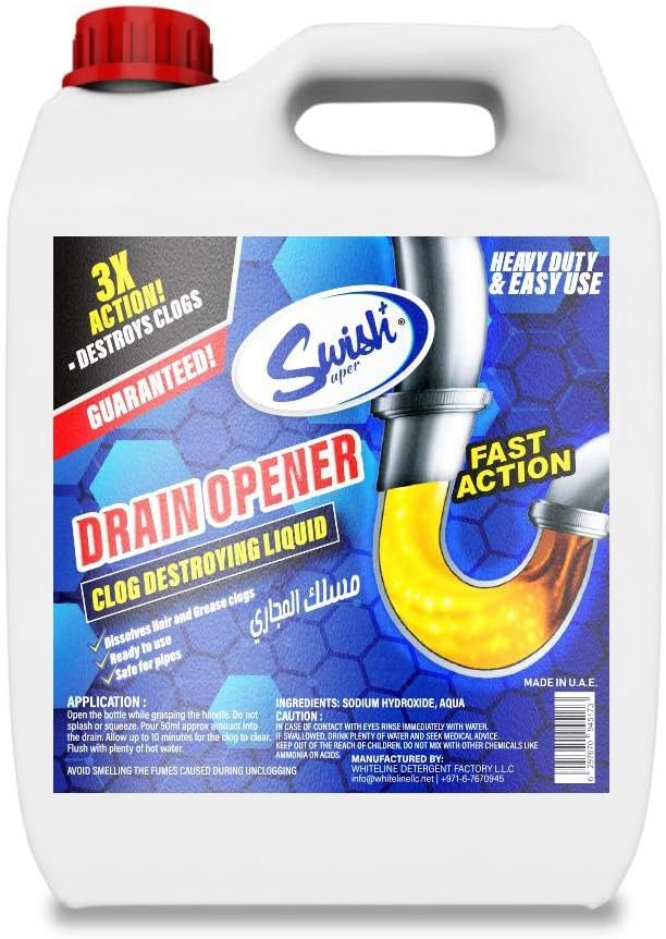 Swish Super Drain Opener Heavy Duty 5L