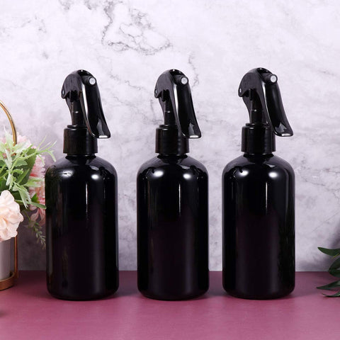 250ml Black Glass Spray Bottle 12 Pc Pack