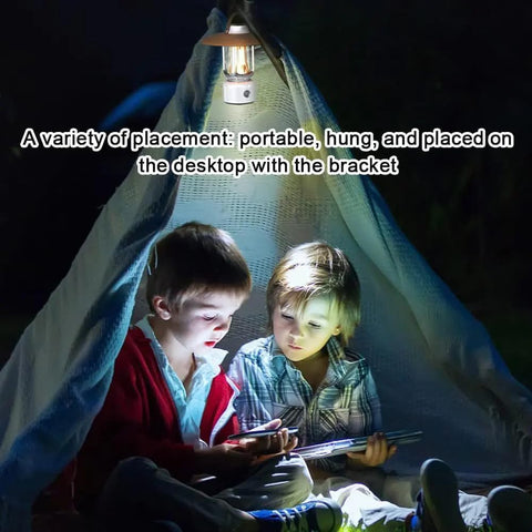 Toby’s New Launched CPL-T15 Camping Lantern 3 Lighting Modes Multiple Power Supply Options (Grey)