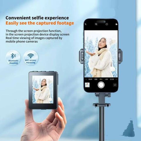 Cl-07 New Selfie Stick With Fill Light Extendable Selfie Stick Tripod for Phone with Display Screen and Remote Control