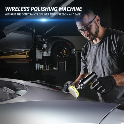 Cordless Car Polisher 3 Gears of Speeds Adjustable Electric Auto Polishing