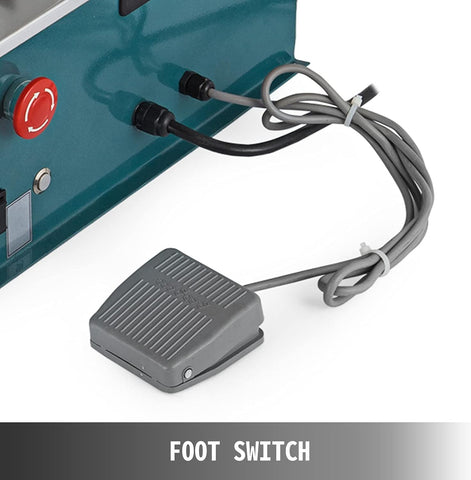 Electric Round Corner Machine 180W Heavy Duty Fillet Paper Cutter with Foot Pedal and 7 Dies R3-R6 R8-R10