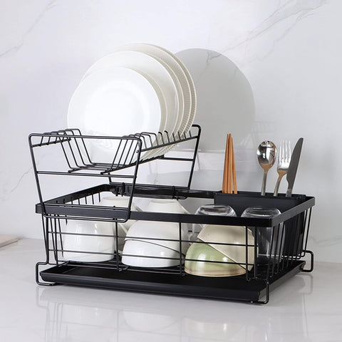 2 TIER DISH DRYING RACK
