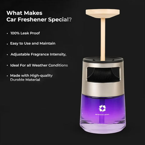 Flower Garden Car Air Freshener Diffuser, Long-Lasting Aroma Freshener