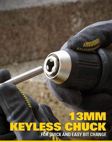 STANLEY FATMAX Cordless Brushed Hammer Drill Machine With