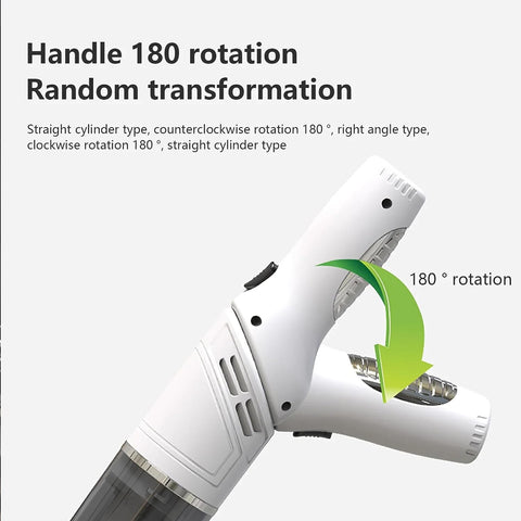 Rechargeable Mini Vacuum Cleaner with Filter, High Suction Car Vacuum Cleaner for Keyboard & Pet Hair Cleaning