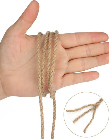 Strong Hemp 18mm x 91.4 mm  Twine Cord for DIY Crafts, Decoration, Gift Wrapping, Garden, Boating, Hanging and Packing and Pets - Eco-Friendly, Durable Utility Rope (4mm To 32mm)