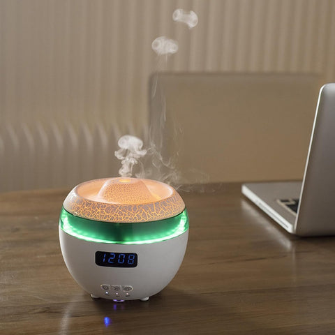 Flame Cool Mist Humidifier – Ultrasonic Essential Oil Diffuser with Color-Changing LED Lights
