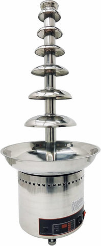 Electric Chocolate Fondue Fountain, 7 Tier Chocolate Melting Heating Machine