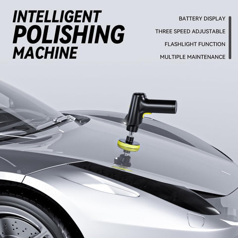 Cordless Car Polisher 3 Gears of Speeds Adjustable Electric Auto Polishing