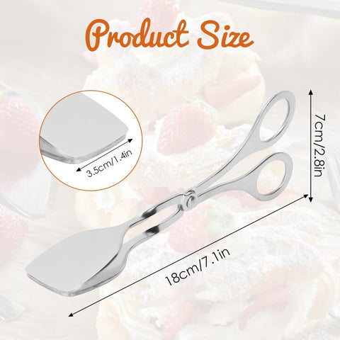 Buffet Tongs Salad Tongs with Scissor Handles 7 Inch